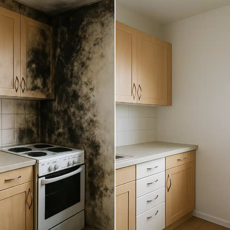 mold removal-befor-after