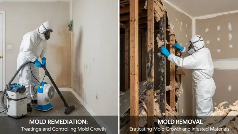 Mold Remediation vs Removal