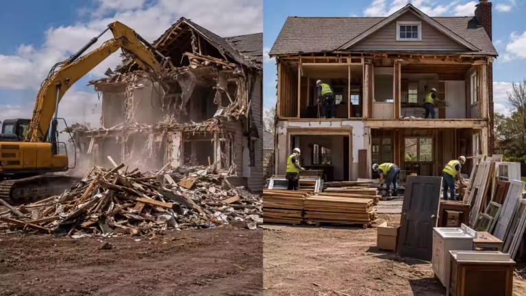 Demolition vs Deconstruction